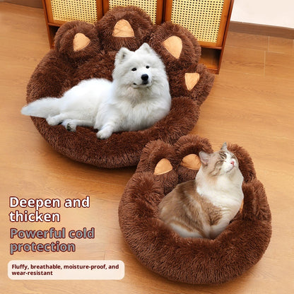 Plush Kennel Thickened Pet Bed Large Pet Mat